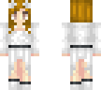 dressed in white
