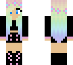 edit cute rainbow girl