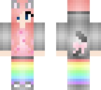 edited nyan cat girl