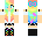edited rainbow girl