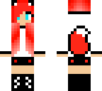 fille renard rouge  