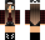 flanil longed hair marron girl tomboy