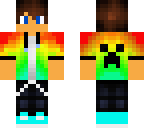 guy with rainbow jacket and headphones