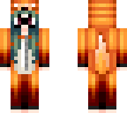 minecraft fox onesie edited with glasses