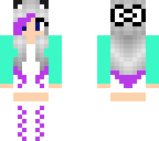 mint green and white cat