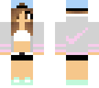 pastel nike girl