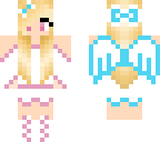 pink angel cheerleader