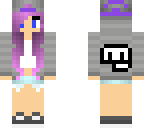 pink hair girl
