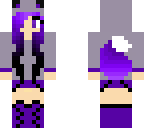 purple fox girl
