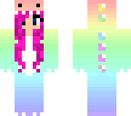 rainbow dino girl