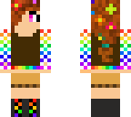 rainbow girl