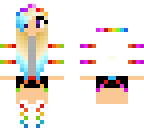 rainbow girl edit