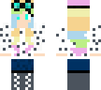 rainbow hair girl dimondminecart