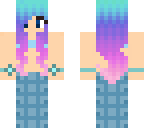 rainbow haired mermaid