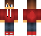red hoodie
