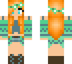 teal girl second version