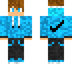 the white-blue cool boy