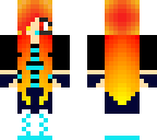 tomboy with long fiery hair