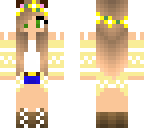 yellow winter cat girl