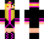 black and pink