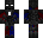blue and red robot