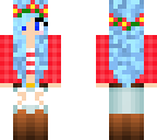 blue girl