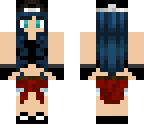 blue haired hipster