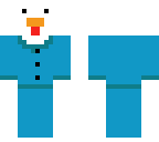 blue sleepy chicken