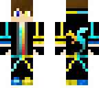 blue yellow dragon boy 