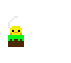 chick with eggshell hat