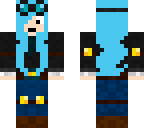 dantdm girl blue hair