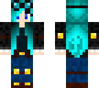dantdm girl with blue hair