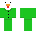 green sleepy chicken