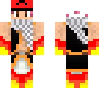 natsu with flames