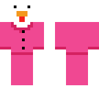 pink sleepy chicken