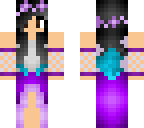 purple dress girl