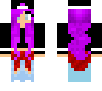 purple haired hipster