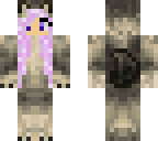 purple wolf girl