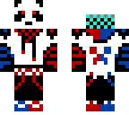 red and blue panda