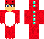 red dinosaur boy