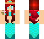 red haired mermaid