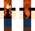 red head ponytail girl