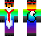 top hat and tie on a fox