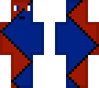 blue and red
