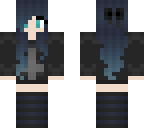 blue goth girl