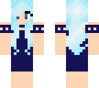 blue haired girl