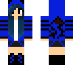 blue pikachu girl