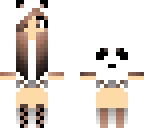 brown panda girl