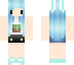 cute blue mitty
