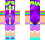 cute colorful girl